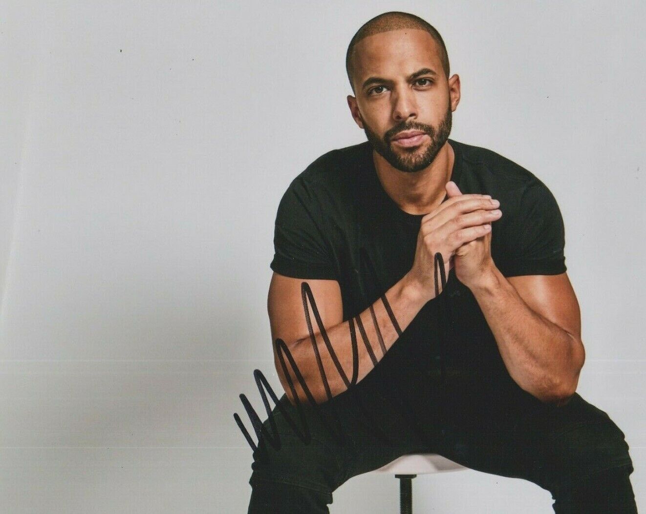 Marvin Humes **HAND SIGNED** 8x10 Photo Poster painting ~ AUTOGRAPHED ~ JLS