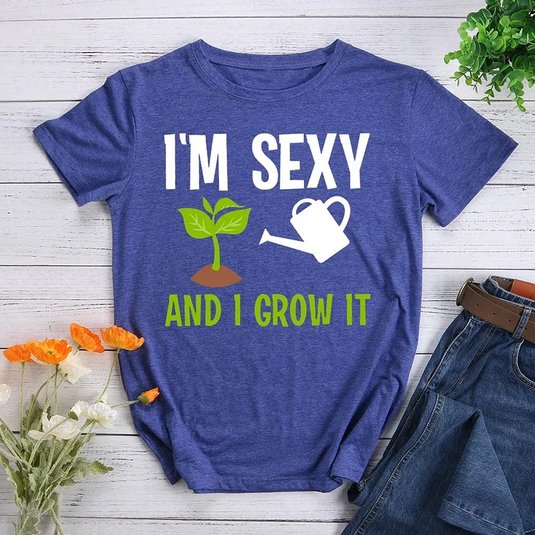 Plant Lady Round Neck T-shirt