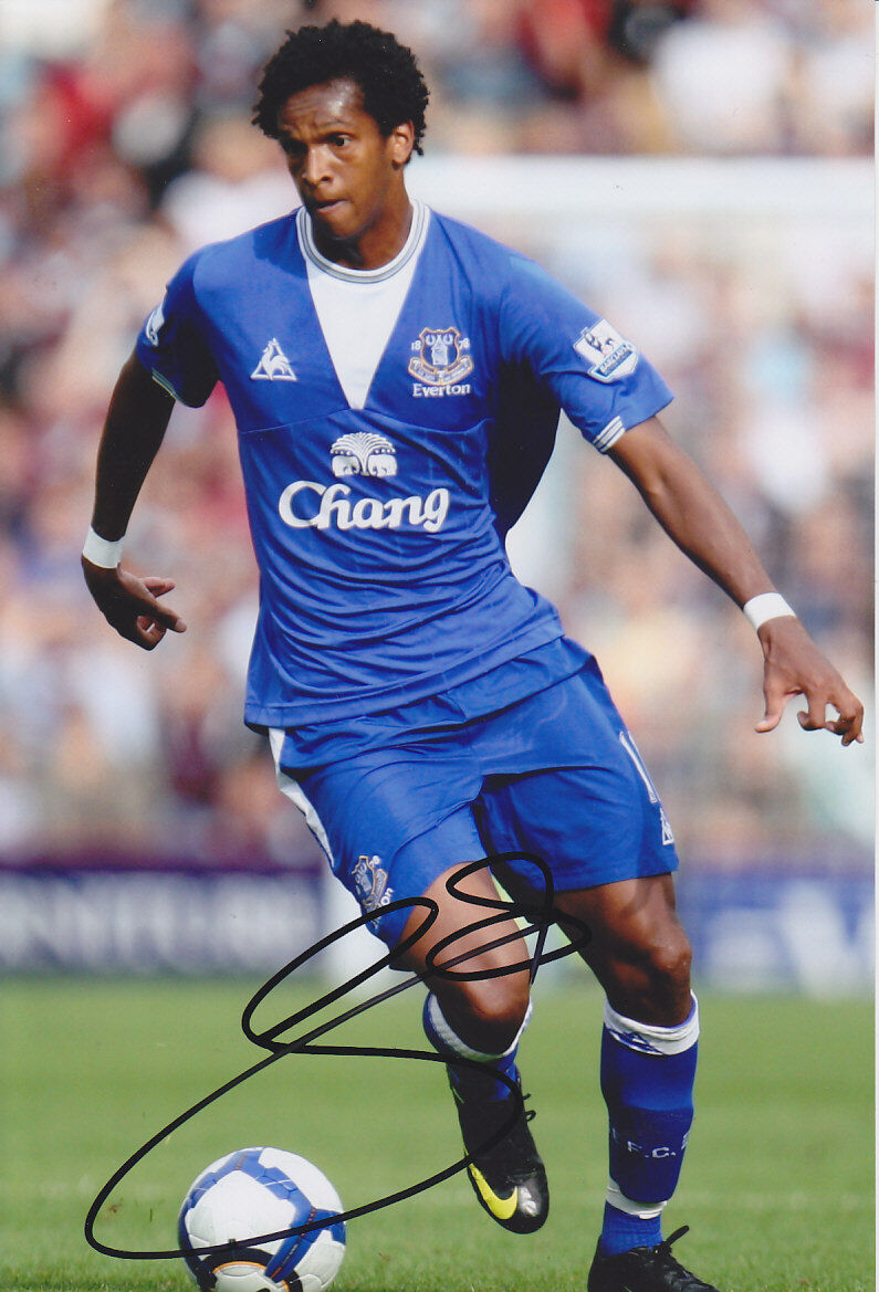 Everton F.C Jo Hand Signed Photo Poster painting 12x8.