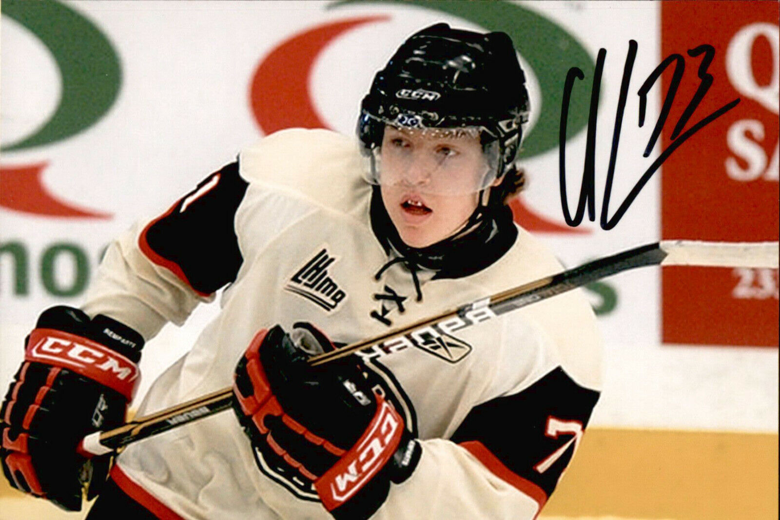 Adam Erne SIGNED autographed 4x6 Photo Poster painting QUEBEC REMPARTS / TAMPA BAY LIGHTNING #3