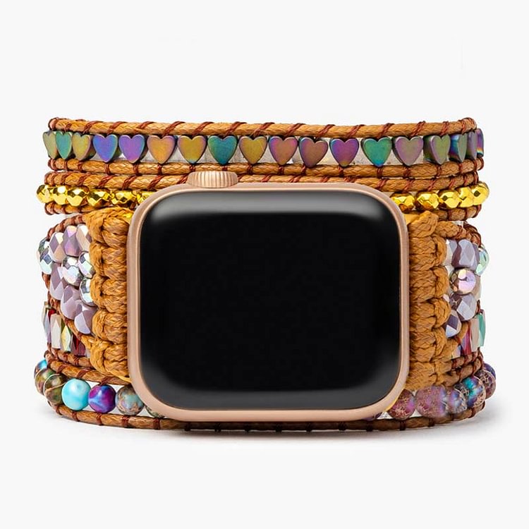 Boho Apple Watch Intense Love Strap Braided Bracelet