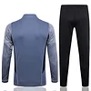 2023/2024 Inter Miami Half-Pull Training Suit Grey Football Shirt 1:1 Thai Quality