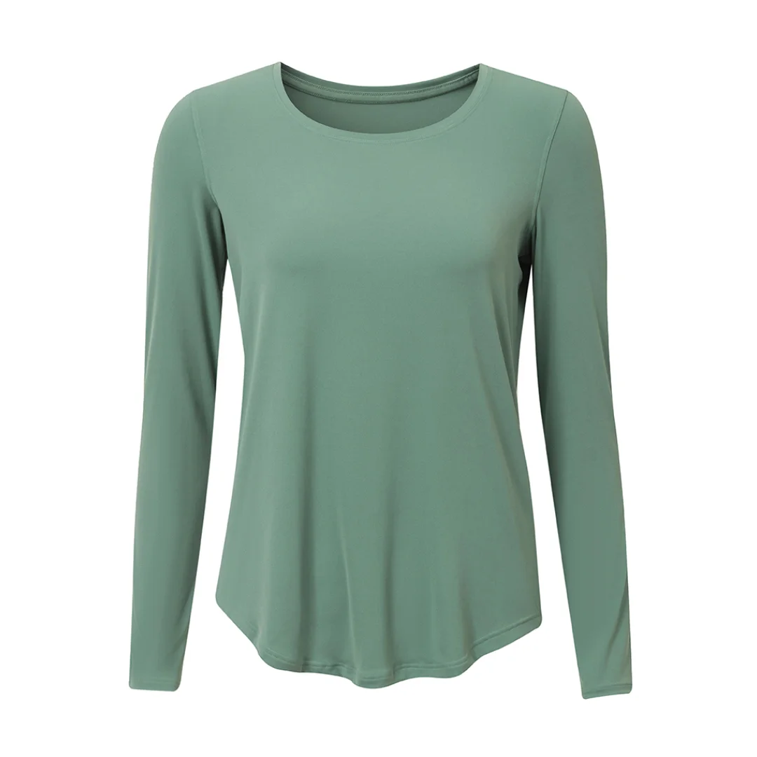 Crew Neck Fitted Track Top