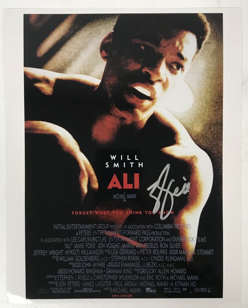 Will Smith Signed Autographed Ali