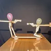 Handmade Wooden Shooting Balloon Puppet