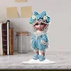 Diamond Painting Cute Girl Desktop Ornaments Kit for Home Office Decor