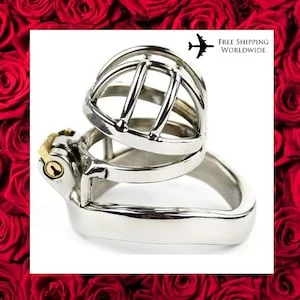 pornhint Pornhint Chastity Device For Men,Stainless Steel Chastity Cock Cage,Chastity Belt For Male,Penis Rings,Adult Sex Fetish Toys,M?nner Schwanz K?fig