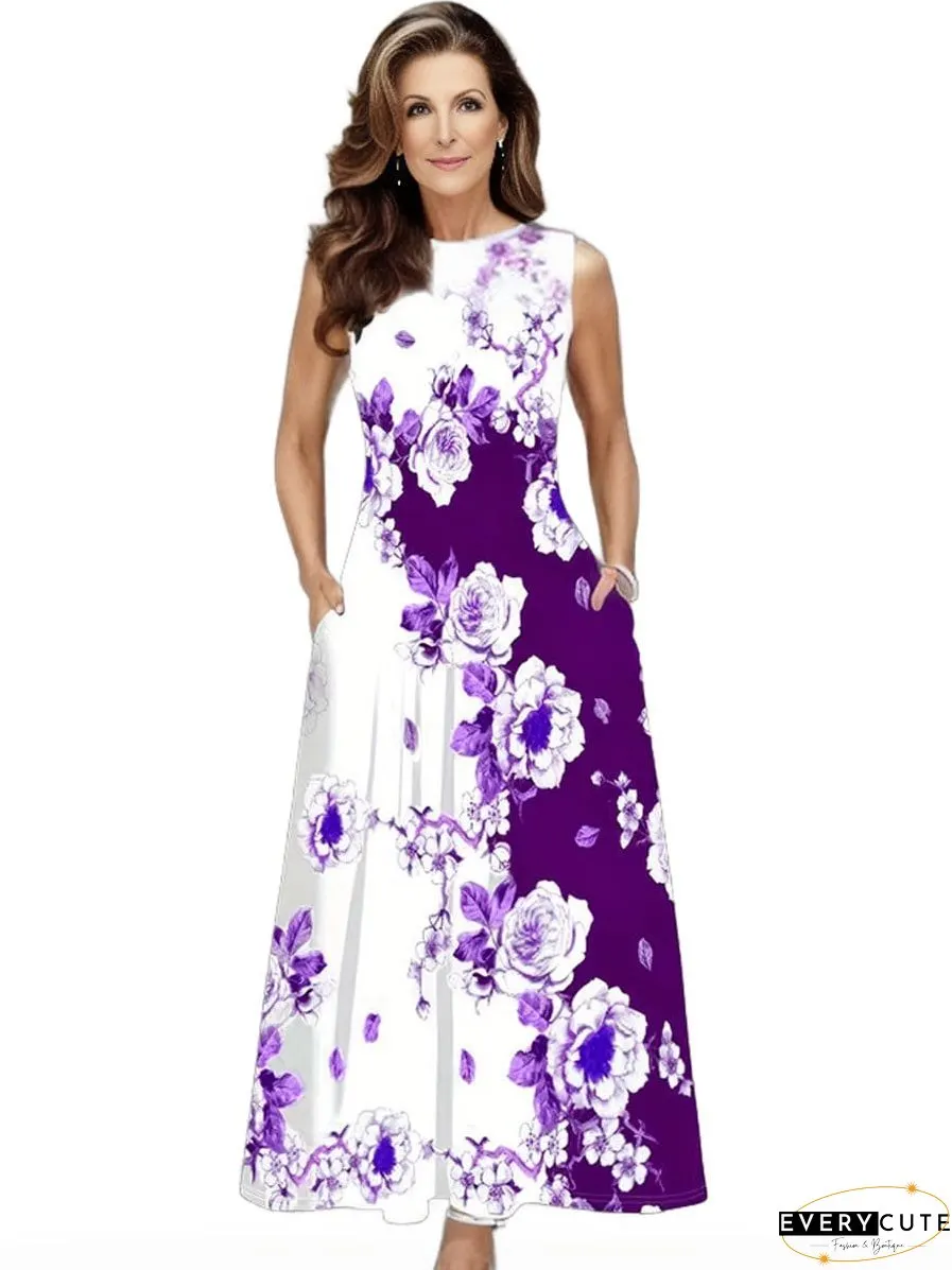 Plus Size Floral Dress