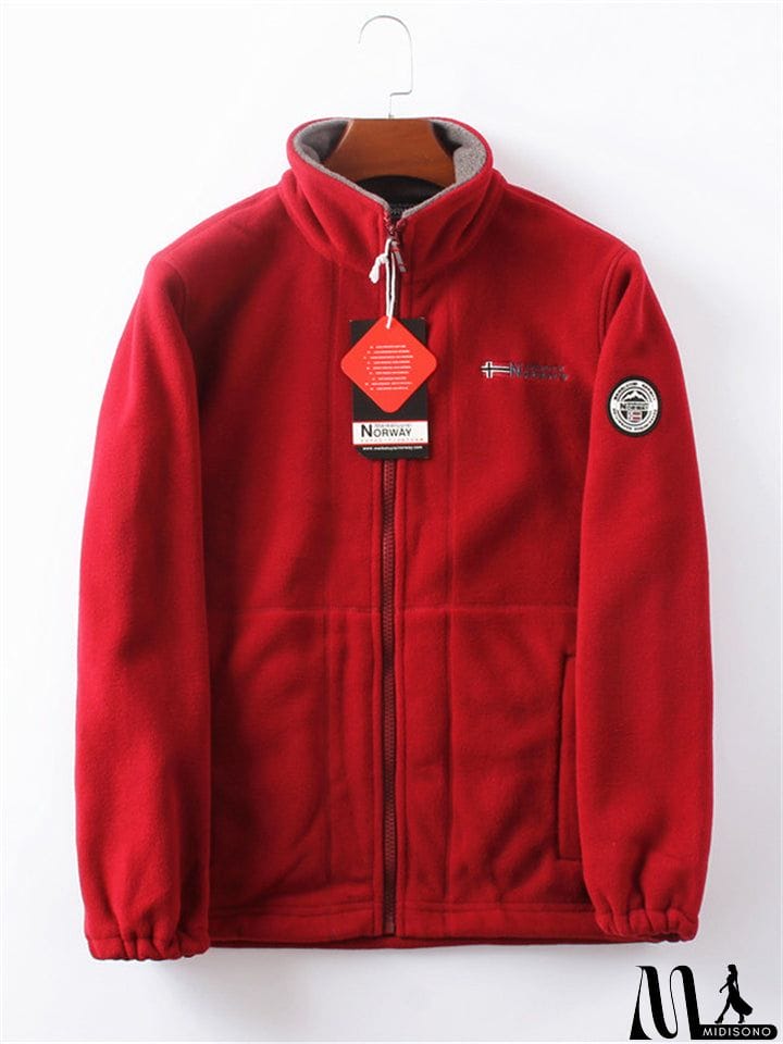 MidiSono - Men's Cozy Double-Sided Plush Winter Thermal Coat