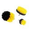3Pcs Power Scrubber Drill Brush Attachment Set Electric Cleaning Scrub Brush Kit