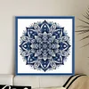 (US Only)Full Embroidery cotton Thread 11CT Printed Porcelain Cross Stitch Kit40x40cm
