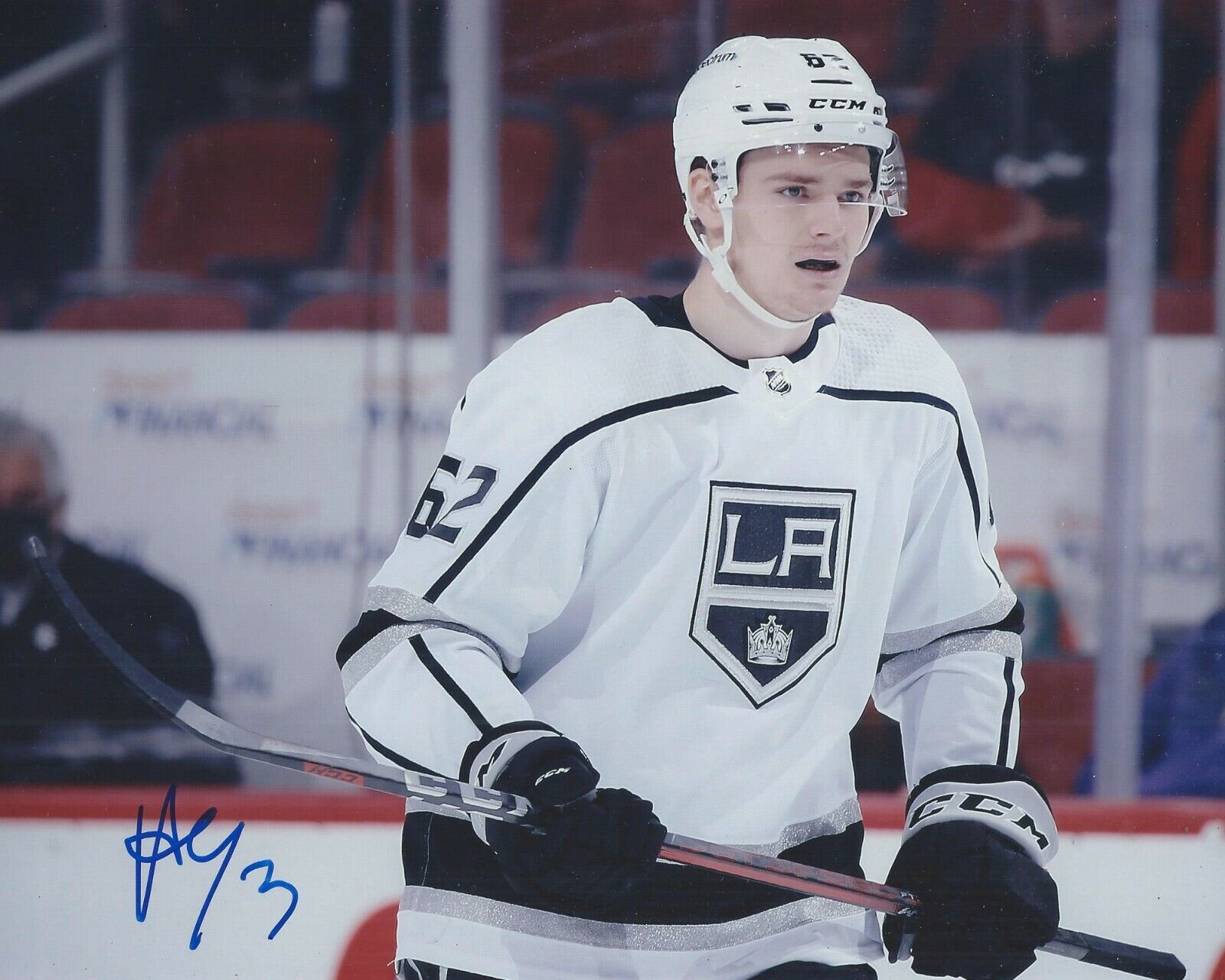 Helge Grans Signed 8x10 Photo Poster painting Los Angeles Kings Autographed COA