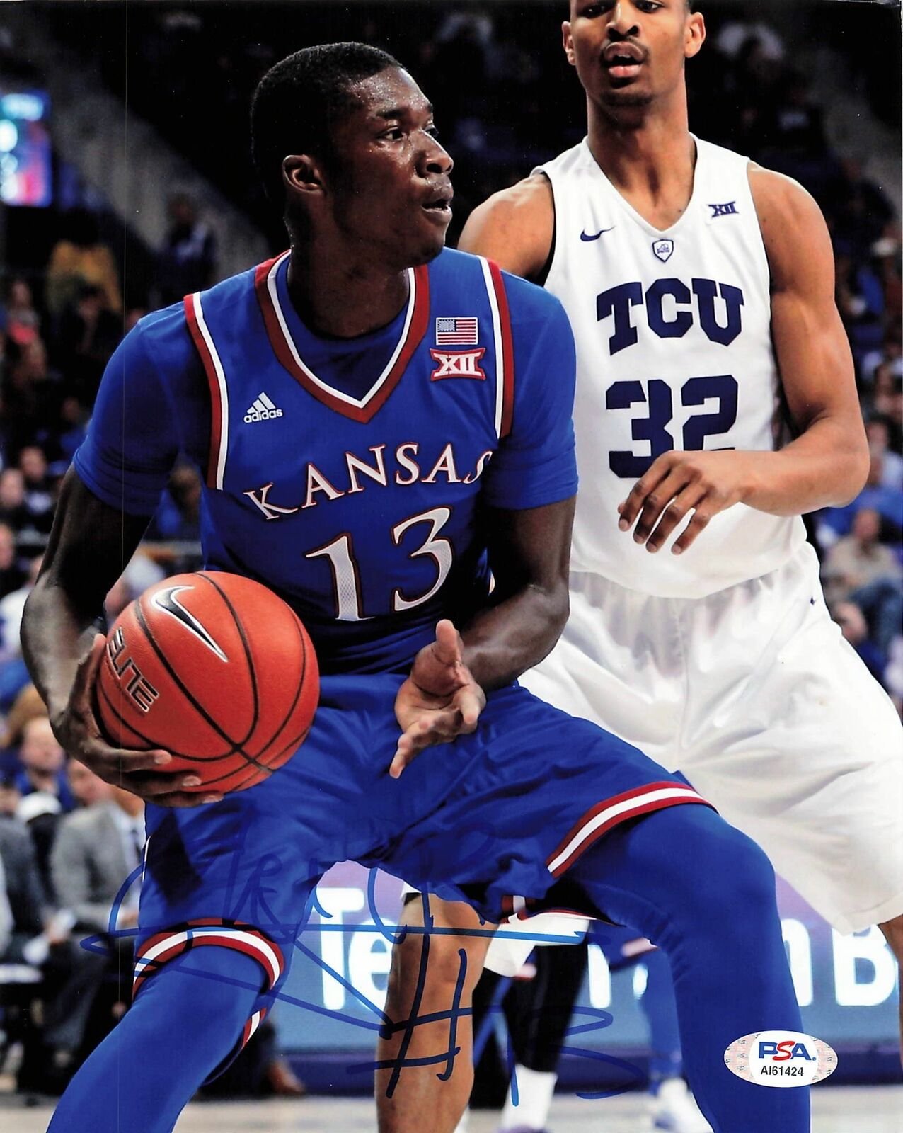 CHEICK DIALLO signed 8x10 Photo Poster painting PSA/DNA Kansas Jayhawks Autographed