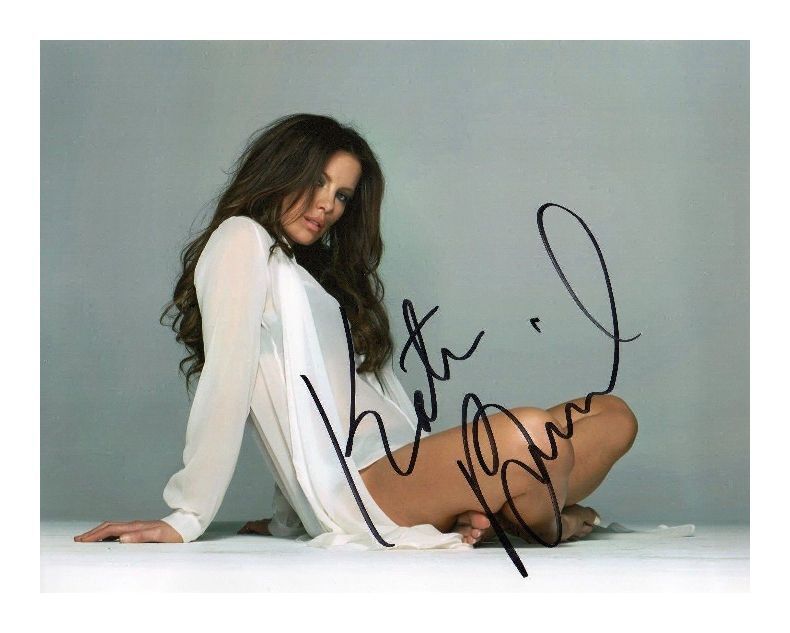 KATE BECKINSALE AUTOGRAPHED SIGNED A4 PP POSTER Photo Poster painting PRINT 14