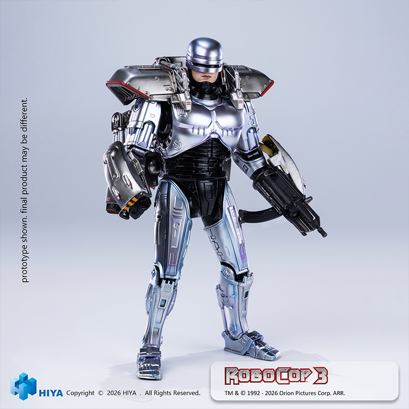 Hiya Toys - EXQUISITE SUPER Series RoboCop 3 RoboCop 1/12 Scale Action Figure (Licensed)-