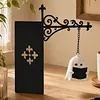Ghost Bookshelf Lantern Hidden Metal Clip Warm Amber Light USB Rechargeable