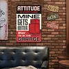 Attitude Gets Better In The Garage - Metal Tin Signs(8*12Inch/12*16Inch) - Garage