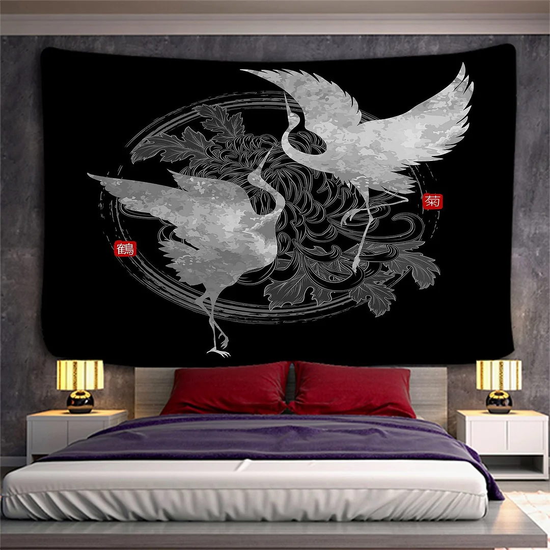 Aikido Armor Bushido Katana Battle Psychedelic Tapestry Wall Hanging Room Carpet Dorm Tapestries Art Home Decoration Accessories
