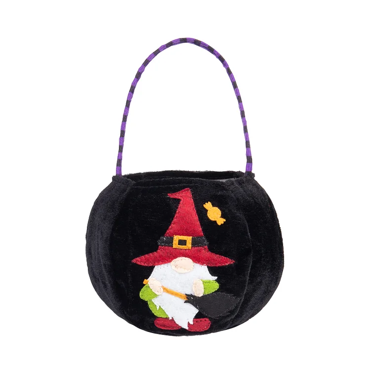Personalized Halloween Tote Bags with Name Pumpkin Black Tote Bag Halloween Trick or Treat Candy Bags