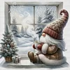 (US Local)Gnome-14CT Counted Cross Stitch Kit(40x40cm)