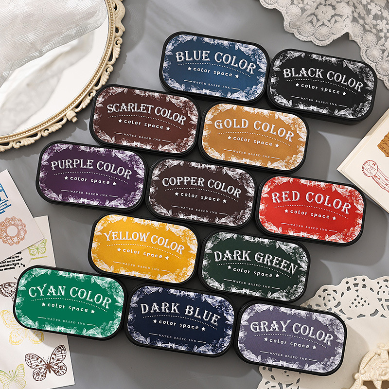 잉크 패드 - 컬러 스페이스 시리즈 고농도 컬러풀 수성 프린팅 머드