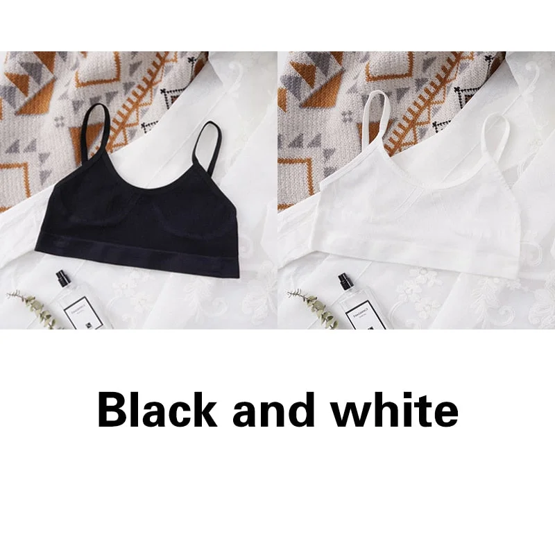 U-shaped Back Bra Tube Top Women Crop Top No Padded Wirefree Sexy Lingerie Bra Sports Fashion Street Women's Underwear Top