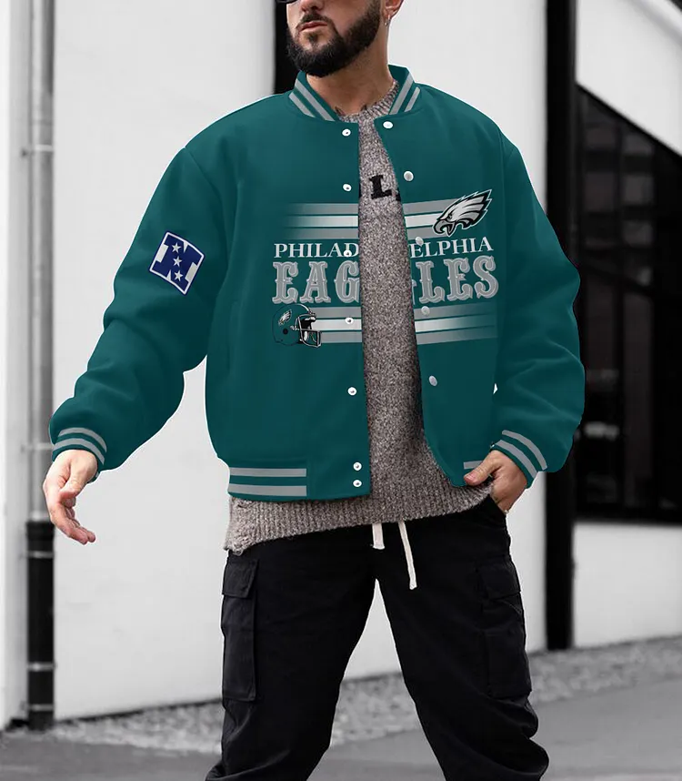 Philadelphia Eagles Men's Limited Edition Full-Snap Casual Jacket