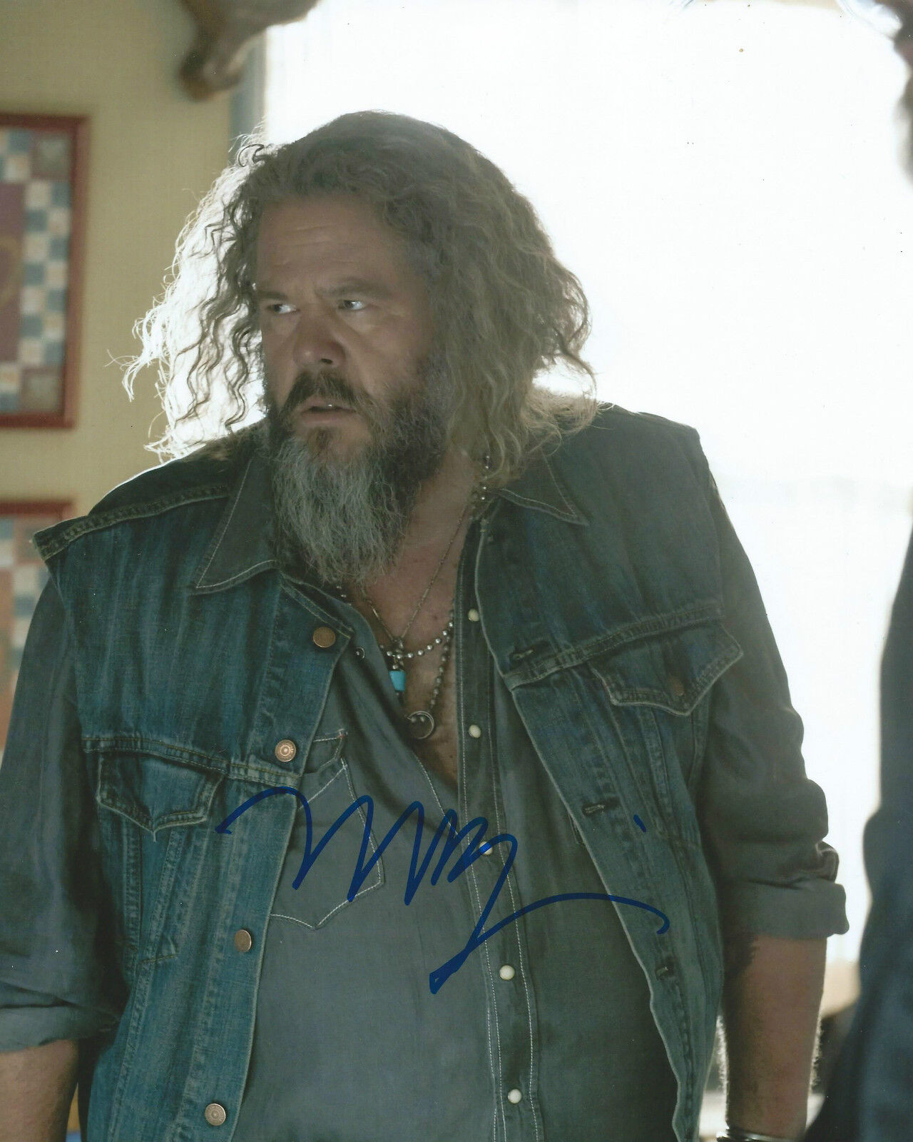 **GFA Sons of Anarchy *MARK BOONE JR* Signed 8x10 Photo Poster painting M8 PROOF COA**