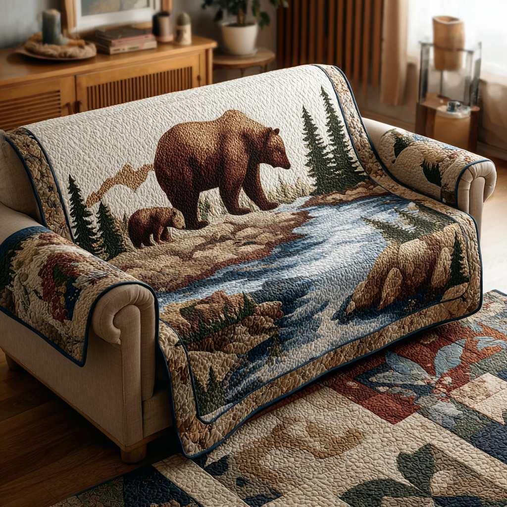 Wild Haven Quilted Sofa Cover NCU0DK10535 everthome