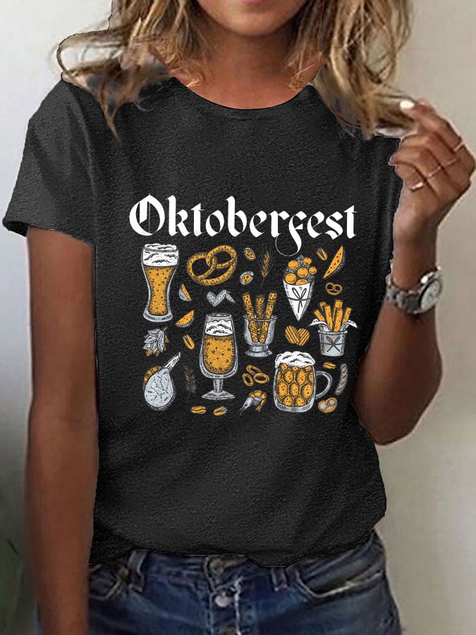 Women's Oktoberfest/Beer Lovers T-Shirt