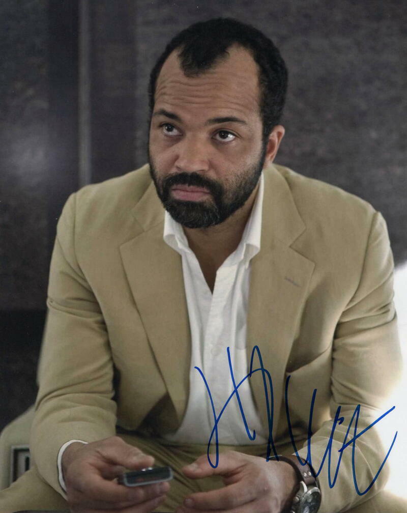 JEFFREY WRIGHT SIGNED AUTOGRAPH 8X10 Photo Poster painting - FELIX LEITER NO TIME TO DIE, BOND