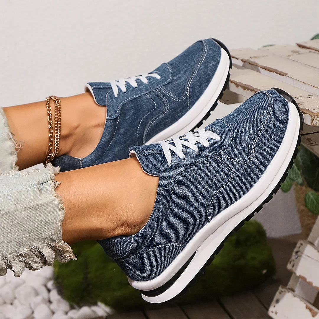 Yyvonne Sneakers Women's New Round Head Flat In Front Of The 2025 Summer With Casual Single-Shoe Women's Sneakers