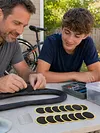 Glueless Bike Tire Patch Kits with File Quick-Drying Bike Tire Repair Kits