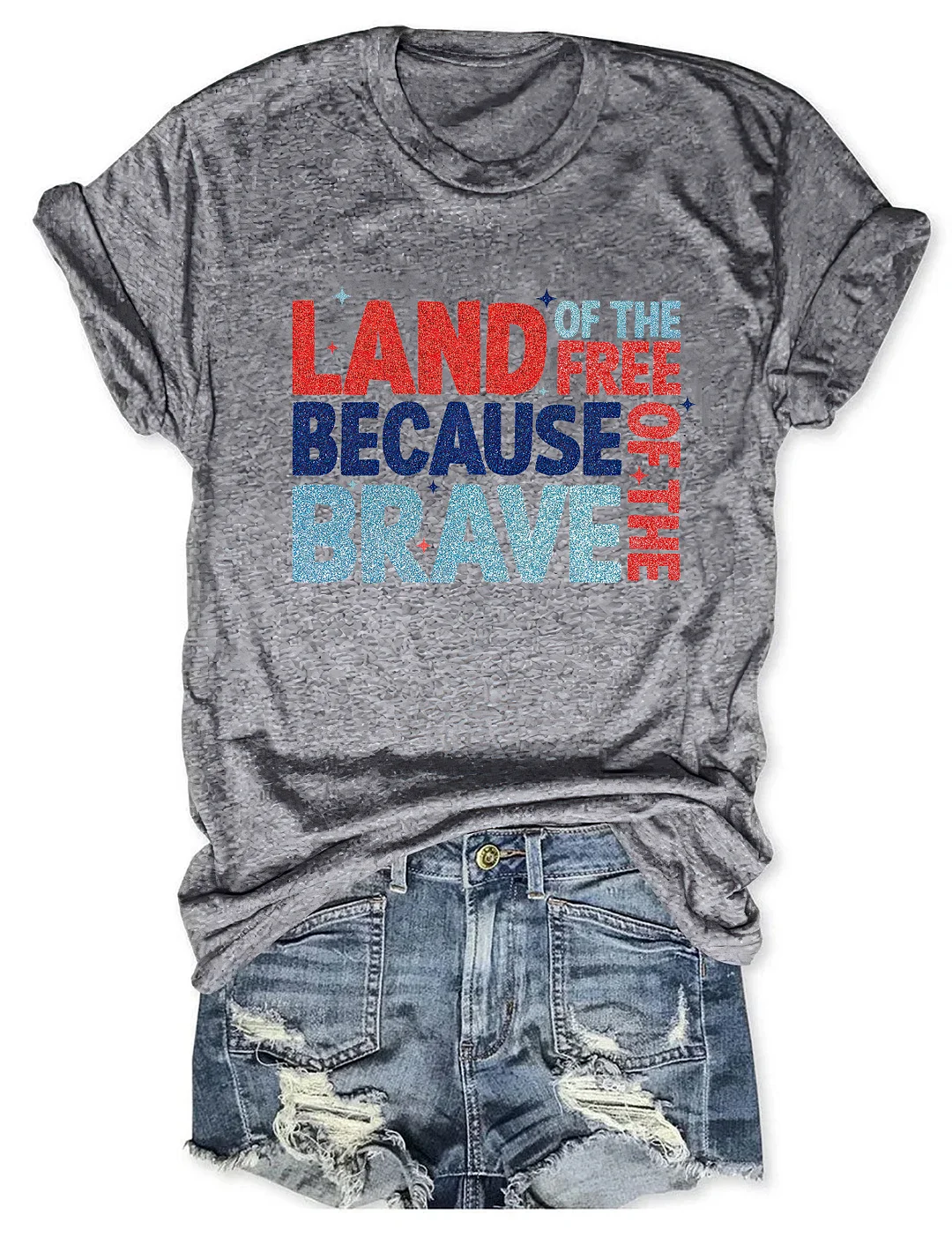 Land Of The Free Because Of The Brave T-shirt
