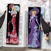 2pcs DIY Diamond Painting Leather Bookmark Lady Mosaic Craft Art
