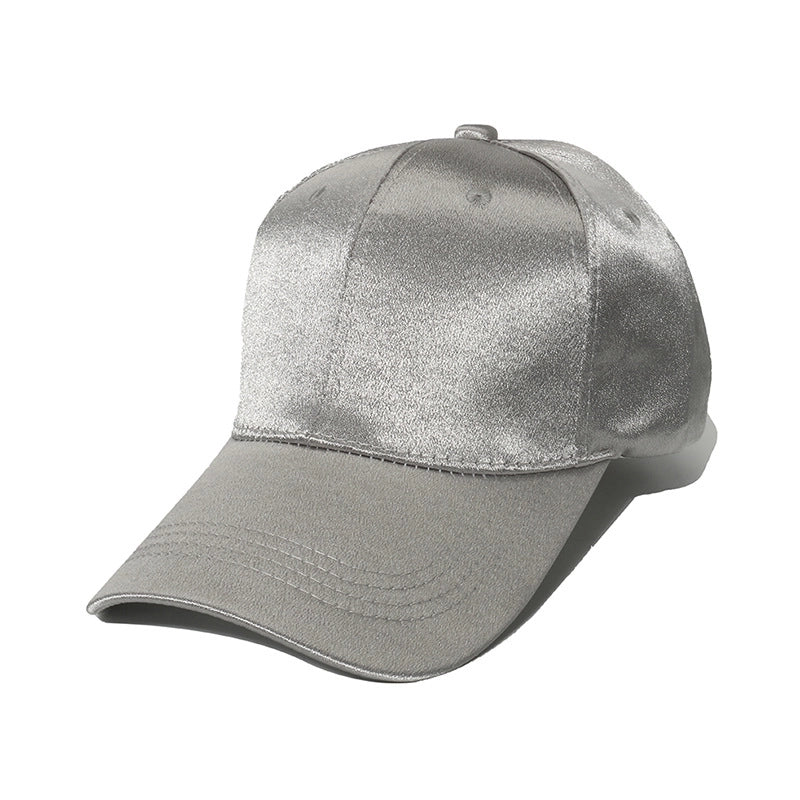 Women’s Casual Solid Color Curved Eaves Baseball Cap