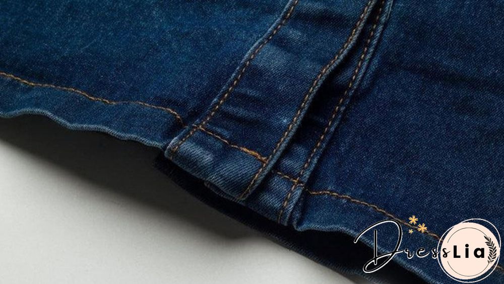 Women Denim Dress Winter Office Slim Big Size Jeans Mid-Cuff Dress Cowboy Dress With Belt For Women Jeans Dress Plus Size