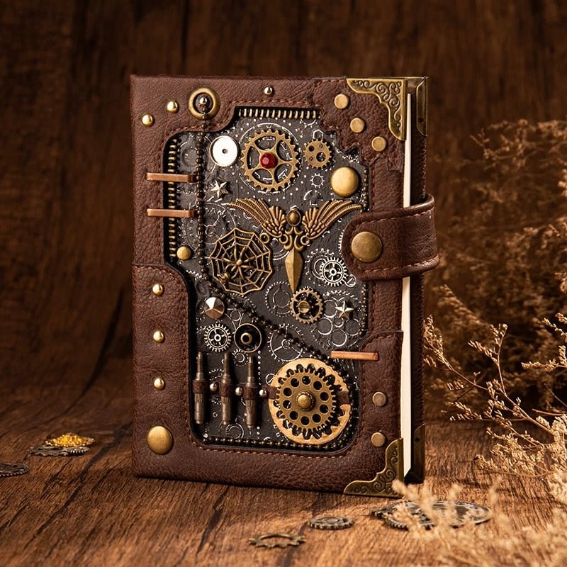 Steampunk Notebook-Himinee.com