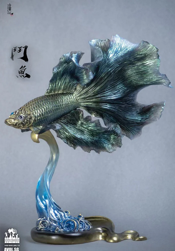 Cang Ming Studio - Fighting fish [coloured/ Garage Kit]-shopify