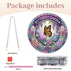 Diamond Painting Single-Sided Acrylic Butterfly Pendant for Home Wall Door and Window Decoration