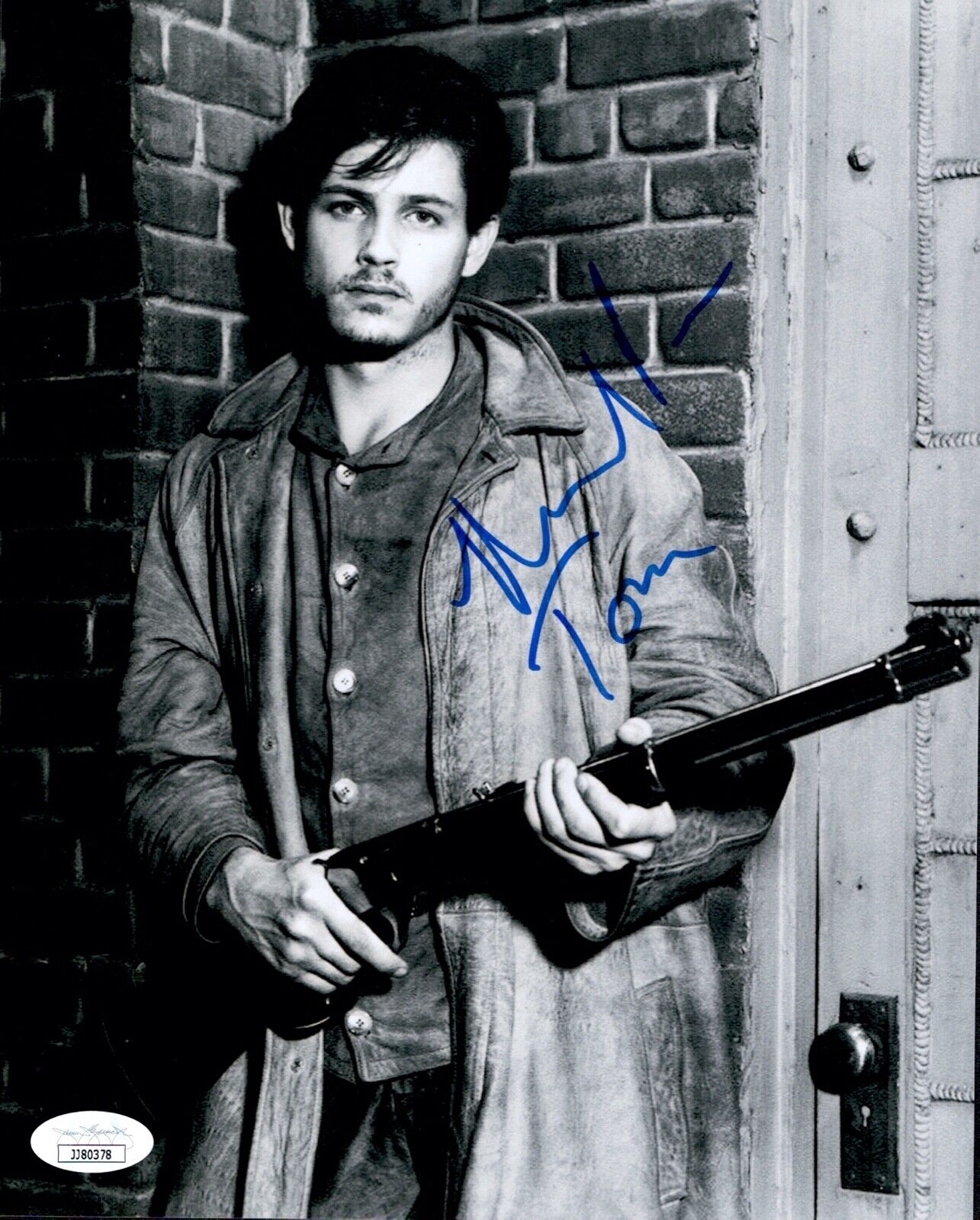 MICHAEL PARé Signed 8x10 STREETS OF FIRE Photo Poster painting PARE Autograph JSA COA Cert