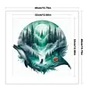 Dolphin Silhouette-11CT Stamped Cross Stitch 40*40cm