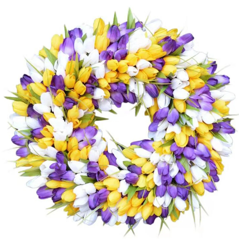 Colorful Tulip Spring Garland