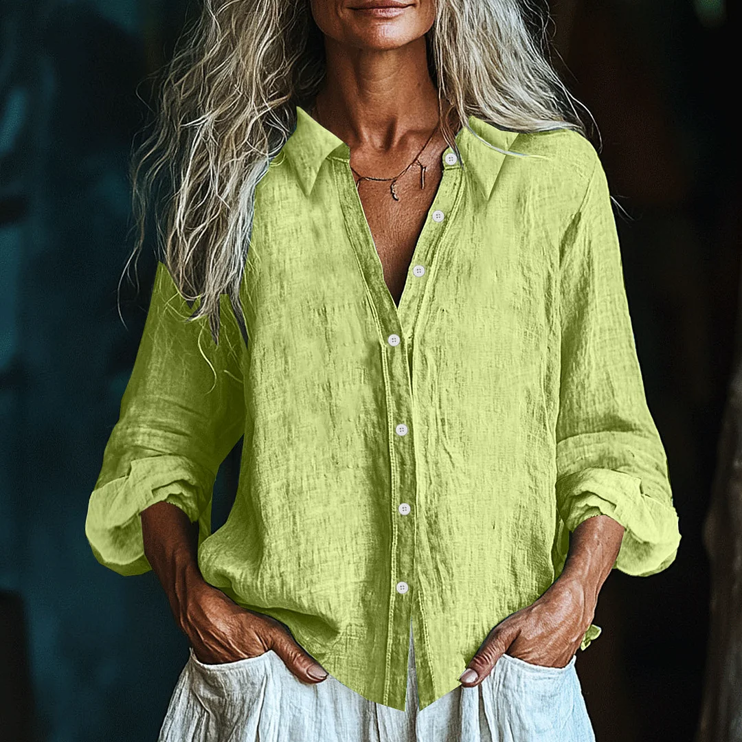 Athvotar Athvotar Years Of Shein Casual Cotton Leprosy Shirt New Explosion