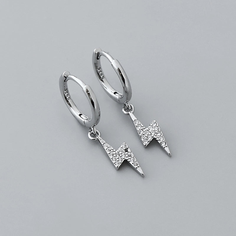 1 Pair Minimalist Geometric Plating Copper Drop Earrings