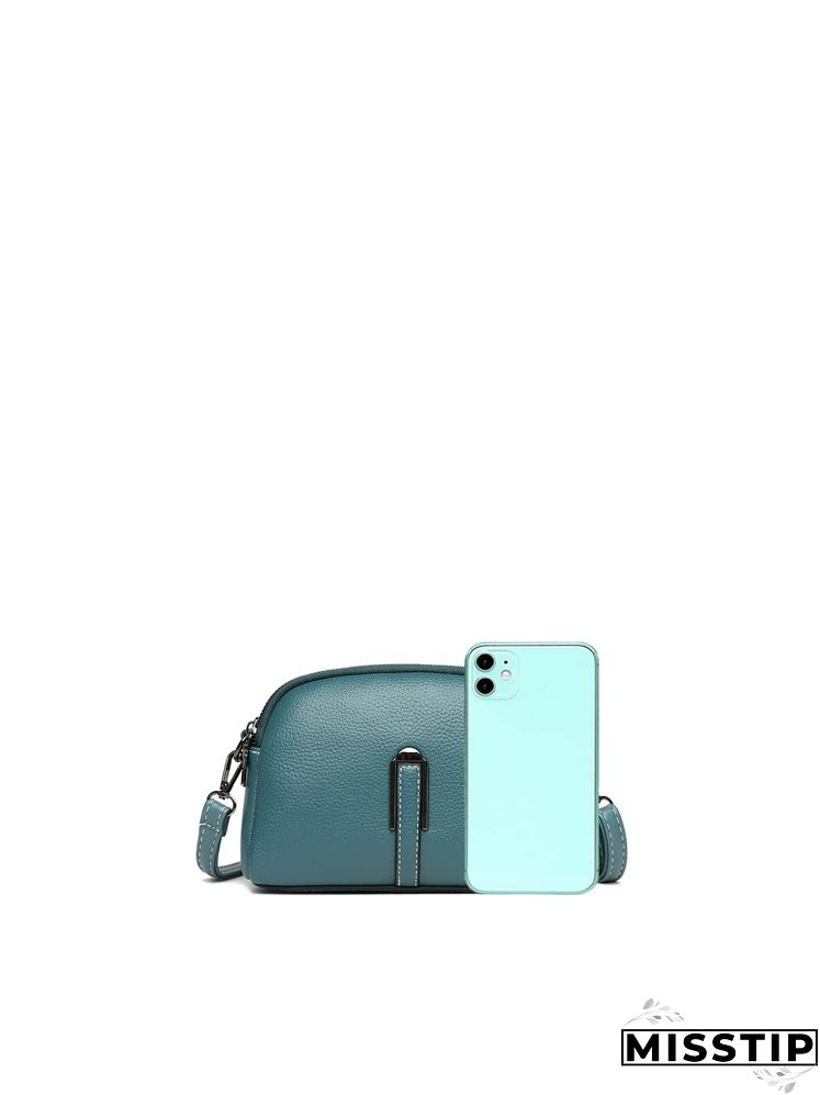 Mini Litchi Embossed Dome Bag