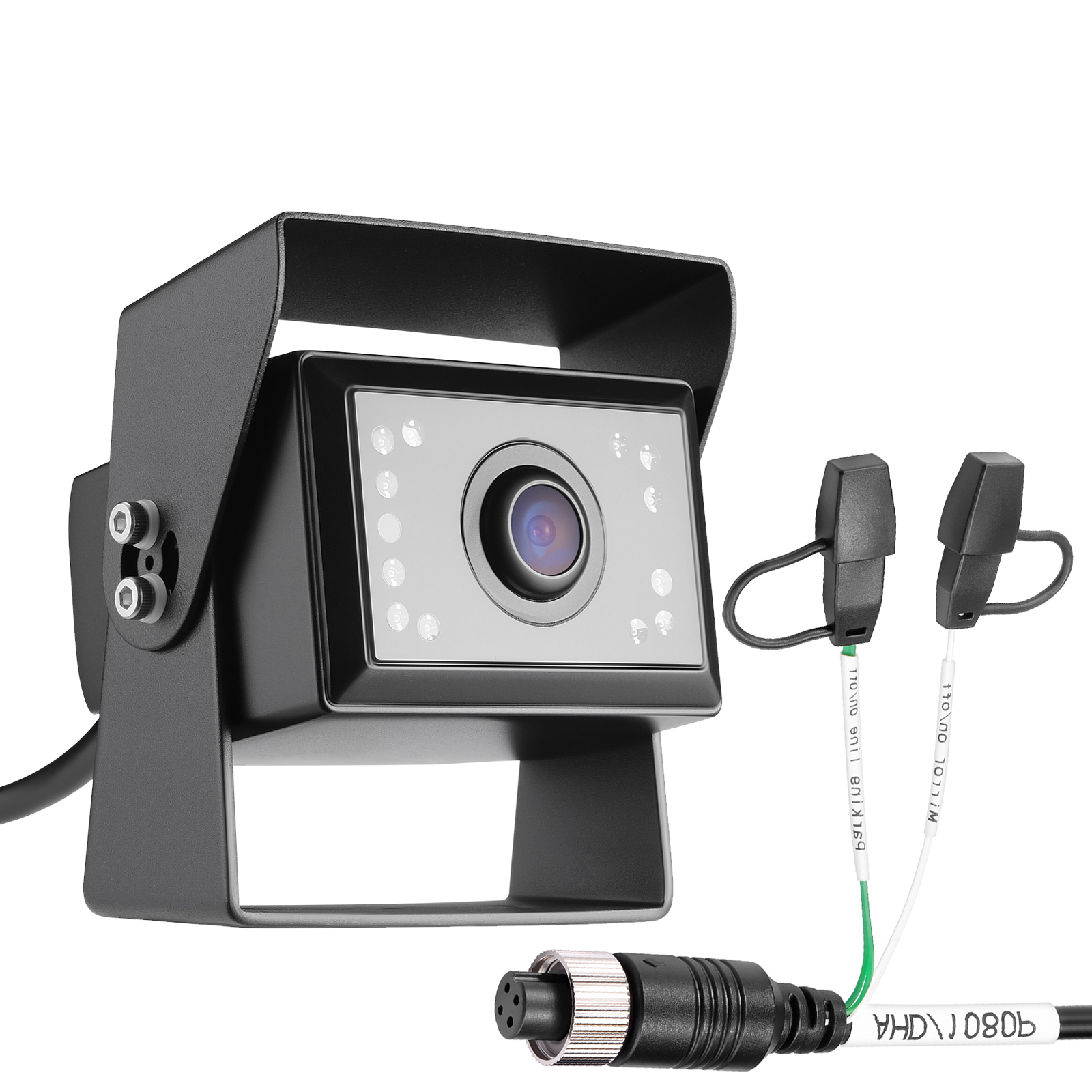 VECLESUS VC4 1080P Wired Backup Camera for VMS/VMST/VMQD HD Backup Camera with 4-Pin Connector Adapter for Rear View Camera Kit VECLESUS GING