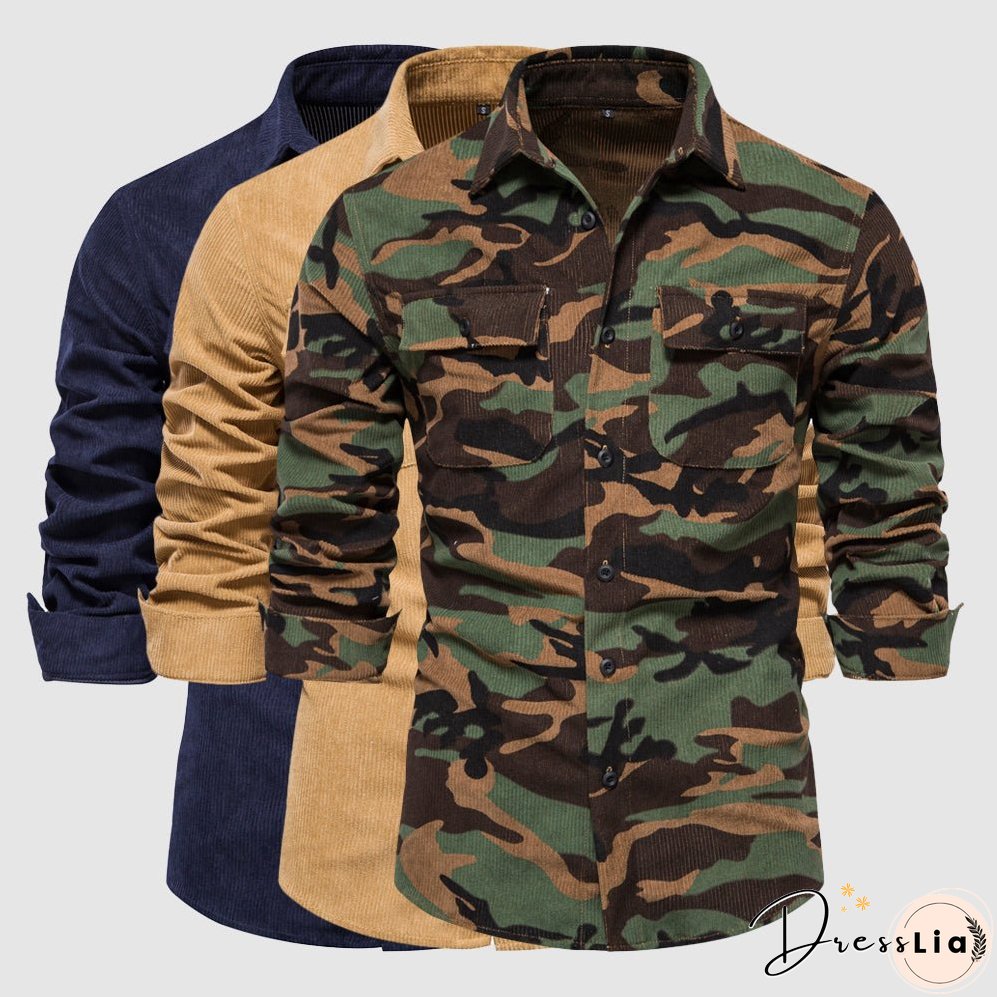 Liberty Corduroy Military Shirt
