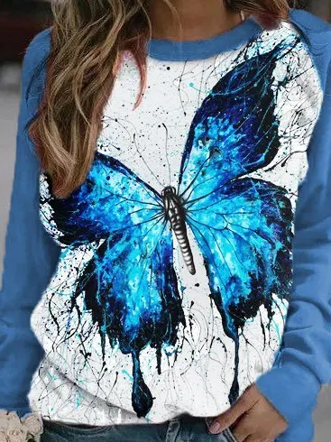 Long Sleeve Casual Sweatshirt