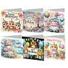 6Pcs carte de voeux d&rsquo;anniversaire-bricolage
